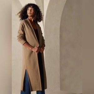 Banana Republic long open front sweater